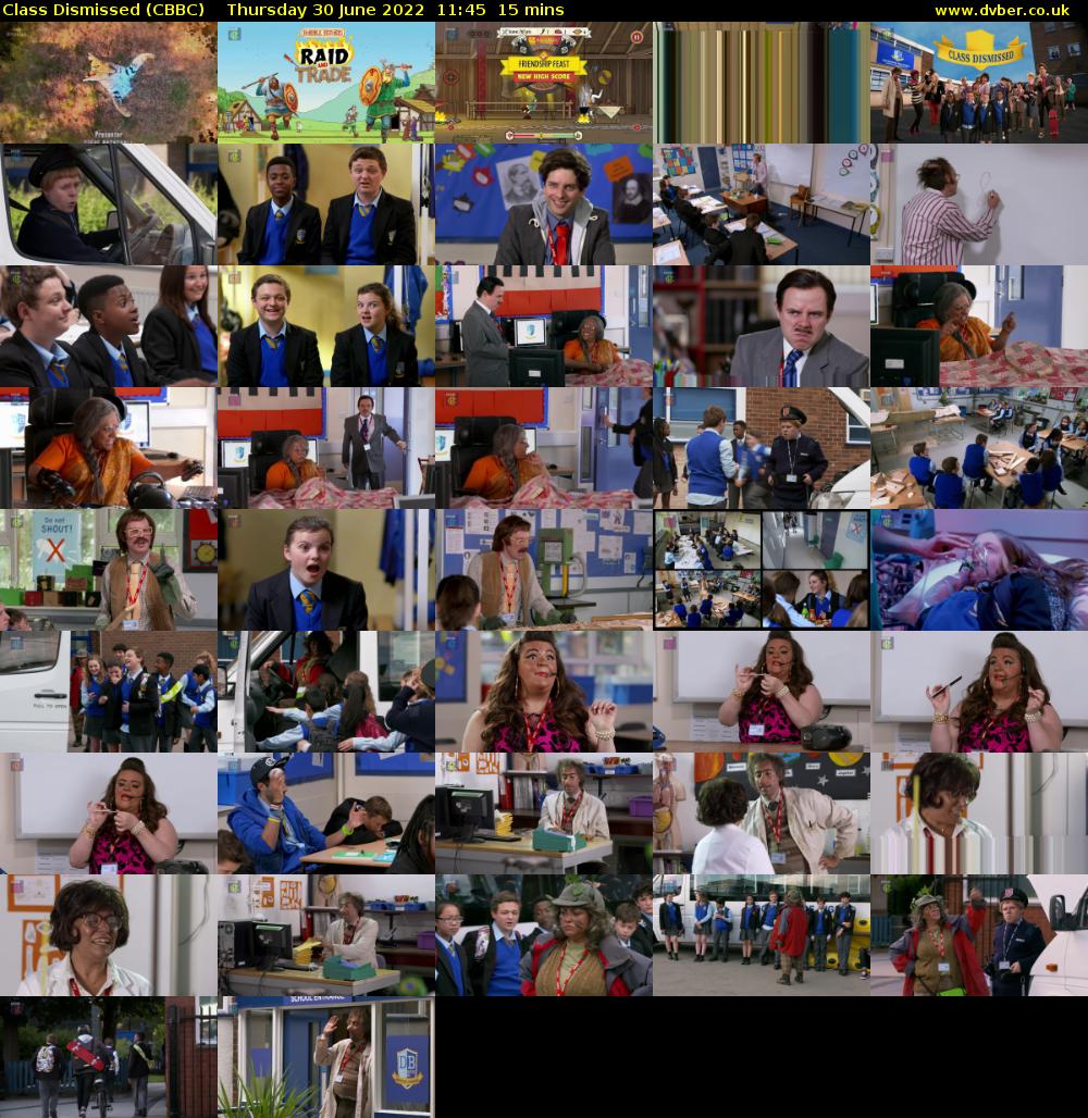 Class Dismissed (CBBC) Thursday 30 June 2022 11:45 - 12:00