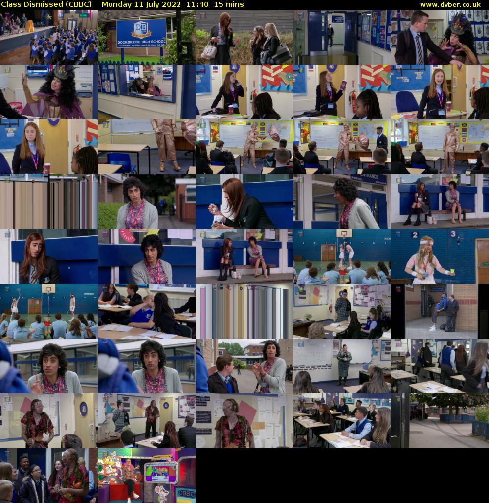 Class Dismissed (CBBC) Monday 11 July 2022 11:40 - 11:55