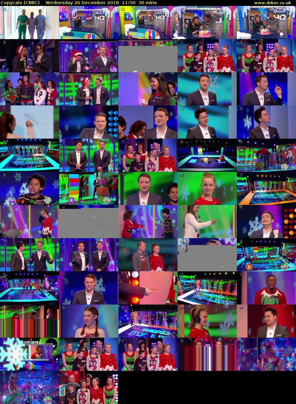 Copycats (CBBC) Wednesday 26 December 2018 11:50 - 12:20