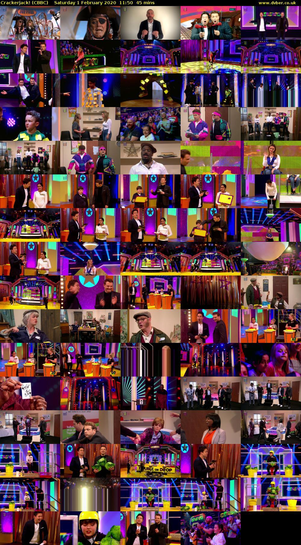 Crackerjack! (CBBC) Saturday 1 February 2020 11:50 - 12:35