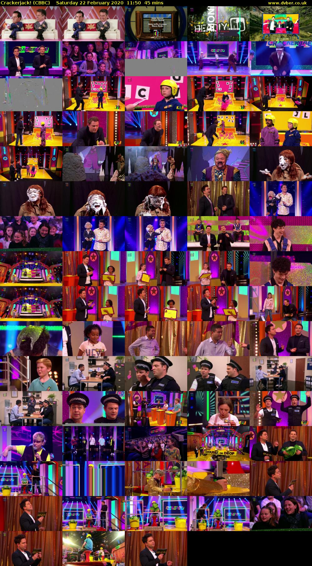 Crackerjack! (CBBC) Saturday 22 February 2020 11:50 - 12:35
