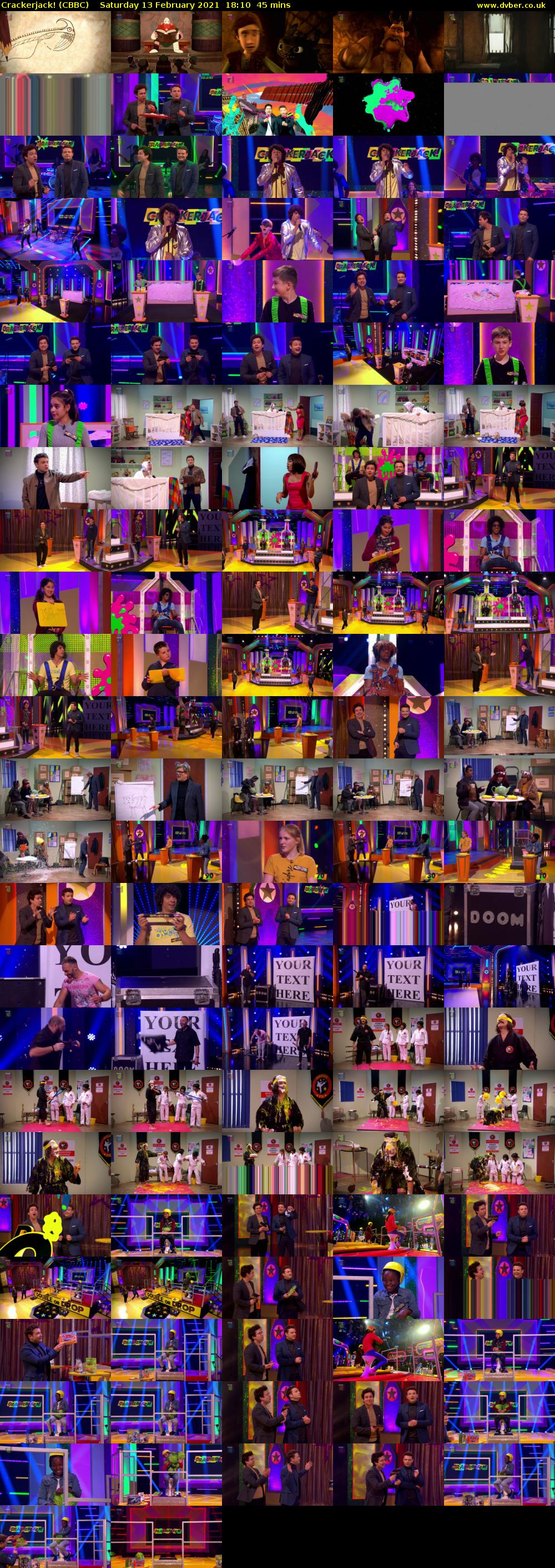 Crackerjack! (CBBC) Saturday 13 February 2021 18:10 - 18:55