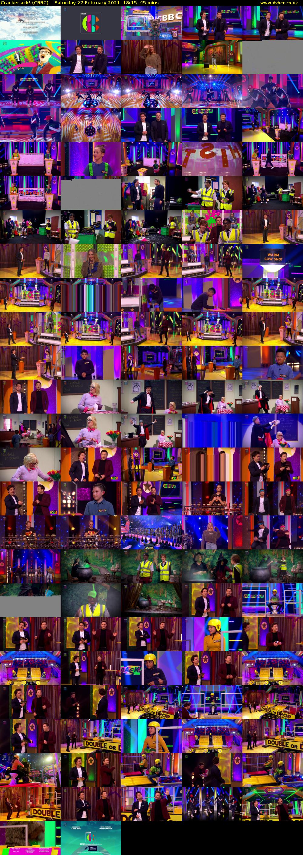 Crackerjack! (CBBC) Saturday 27 February 2021 18:15 - 19:00