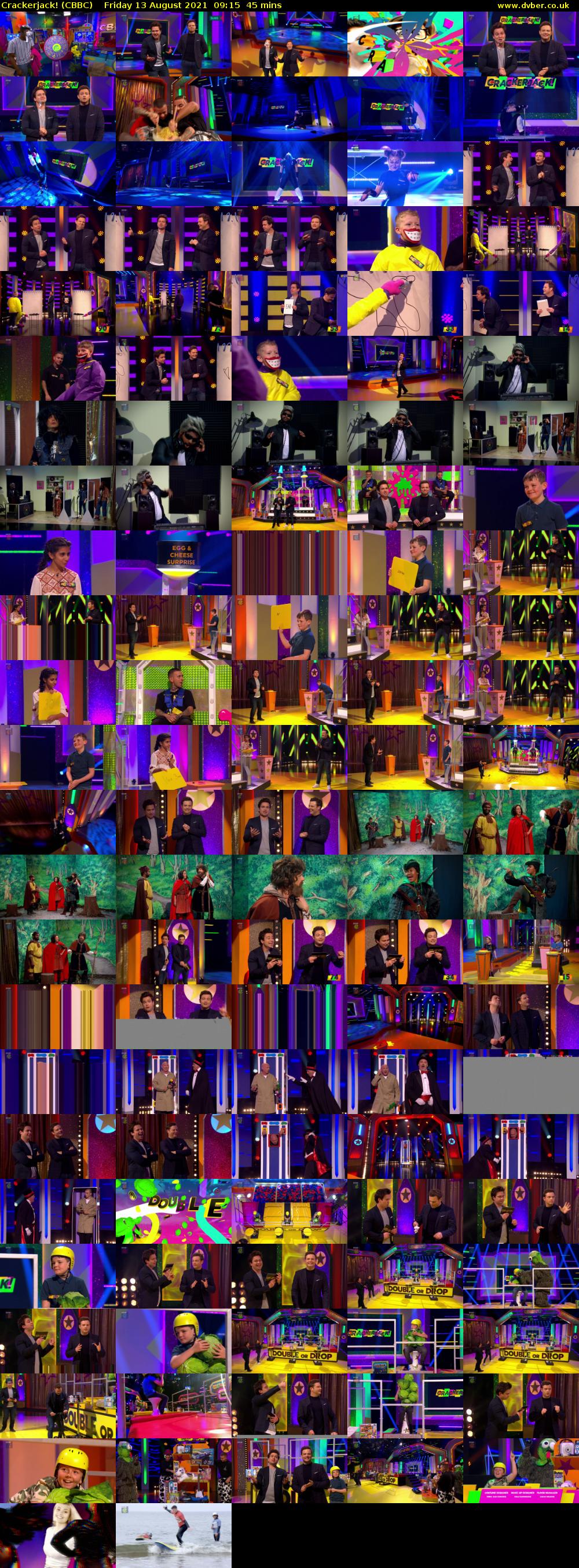 Crackerjack! (CBBC) Friday 13 August 2021 09:15 - 10:00