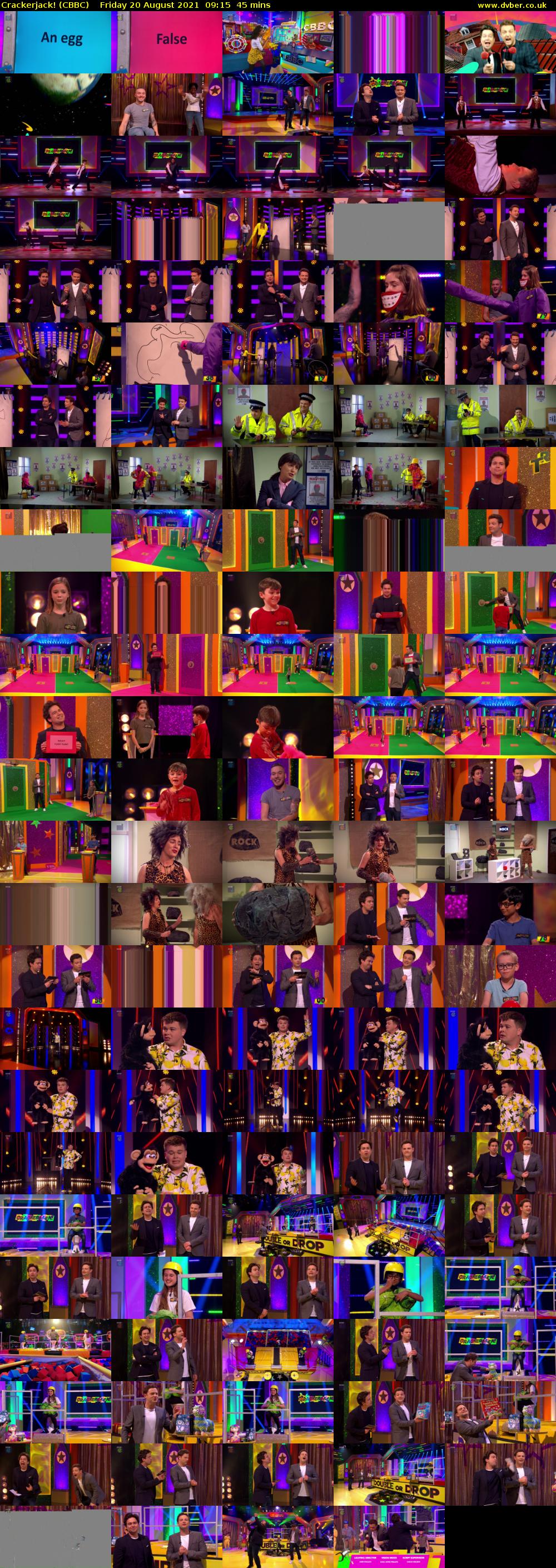 Crackerjack! (CBBC) Friday 20 August 2021 09:15 - 10:00