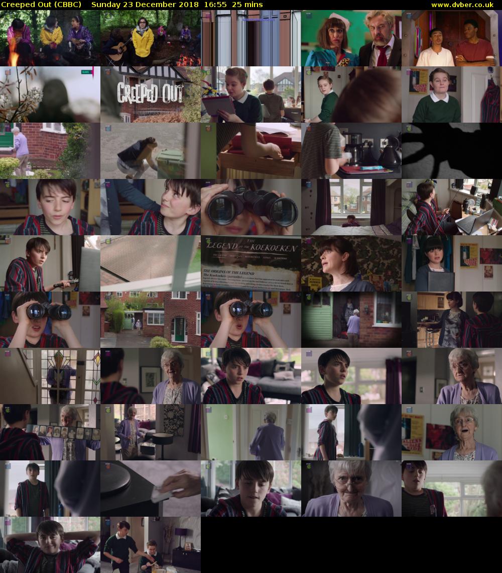 Creeped Out (CBBC) Sunday 23 December 2018 16:55 - 17:20