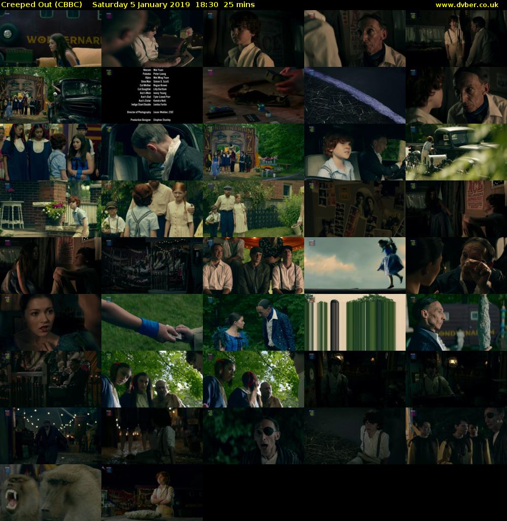 Creeped Out (CBBC) Saturday 5 January 2019 18:30 - 18:55