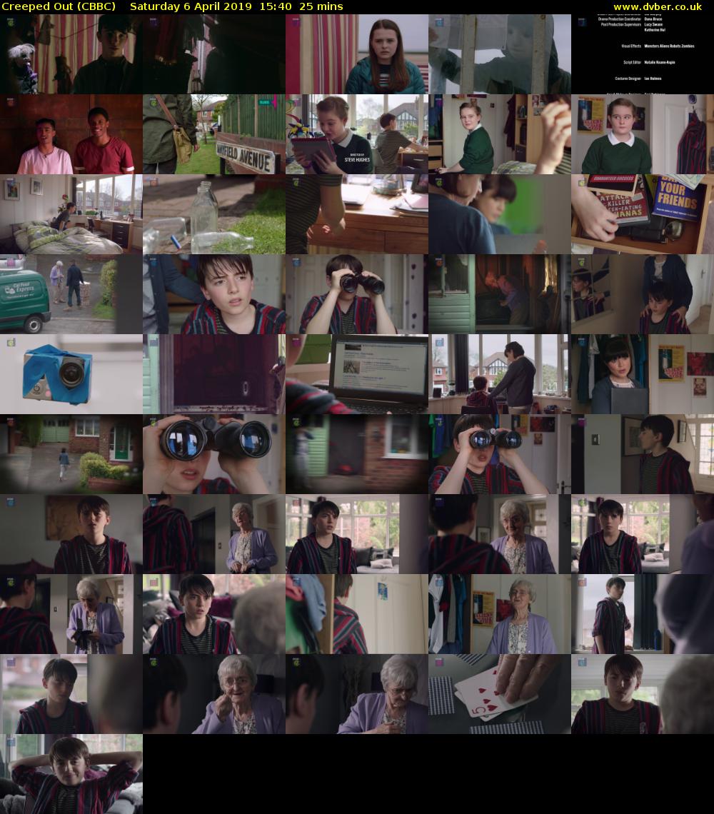 Creeped Out (CBBC) Saturday 6 April 2019 15:40 - 16:05