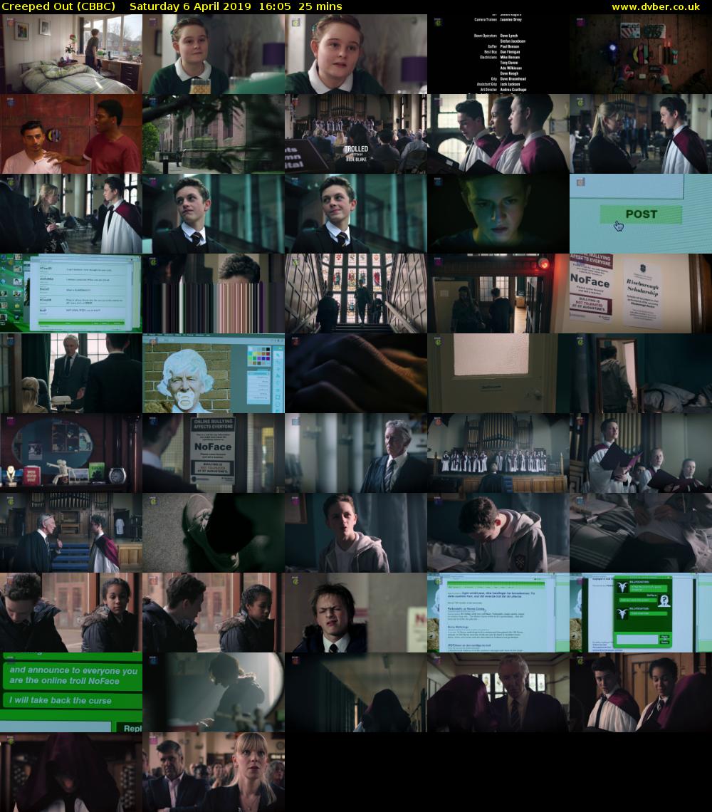 Creeped Out (CBBC) Saturday 6 April 2019 16:05 - 16:30