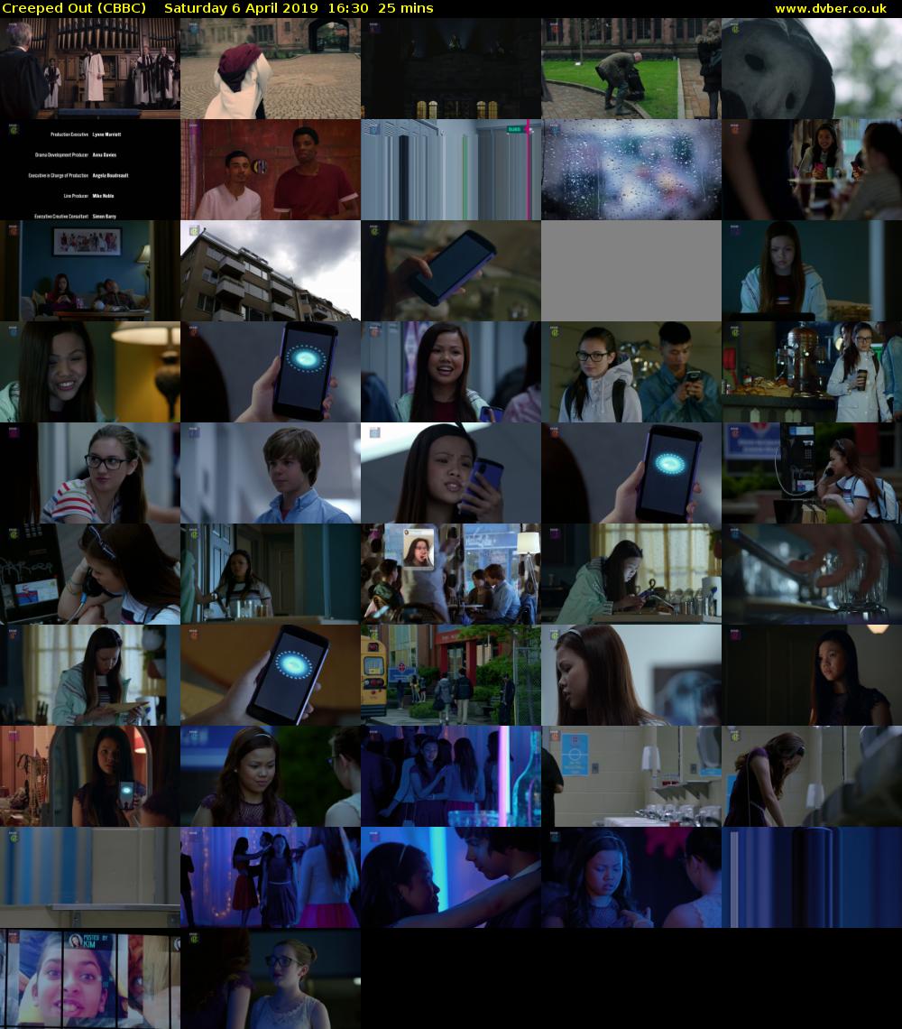 Creeped Out (CBBC) Saturday 6 April 2019 16:30 - 16:55