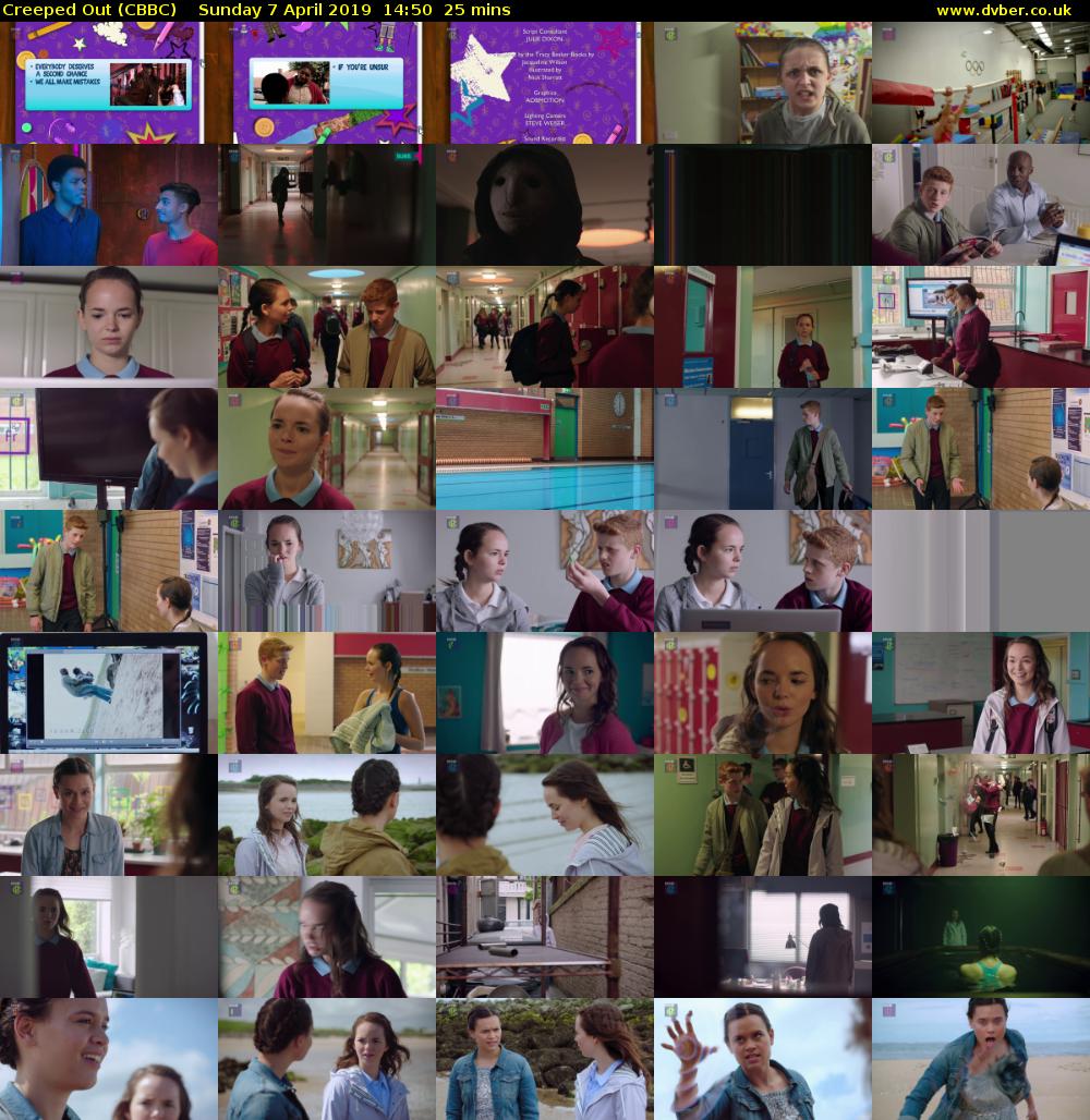 Creeped Out (CBBC) Sunday 7 April 2019 14:50 - 15:15