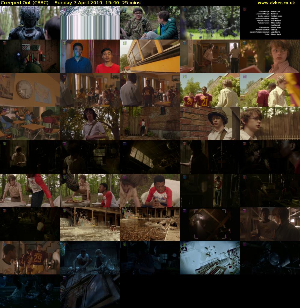 Creeped Out (CBBC) Sunday 7 April 2019 15:40 - 16:05