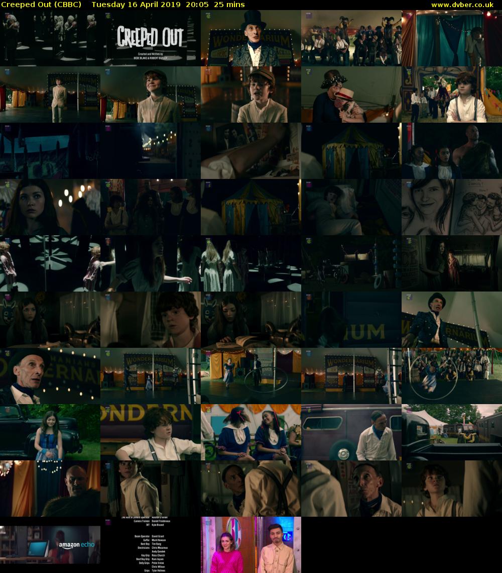 Creeped Out (CBBC) Tuesday 16 April 2019 20:05 - 20:30
