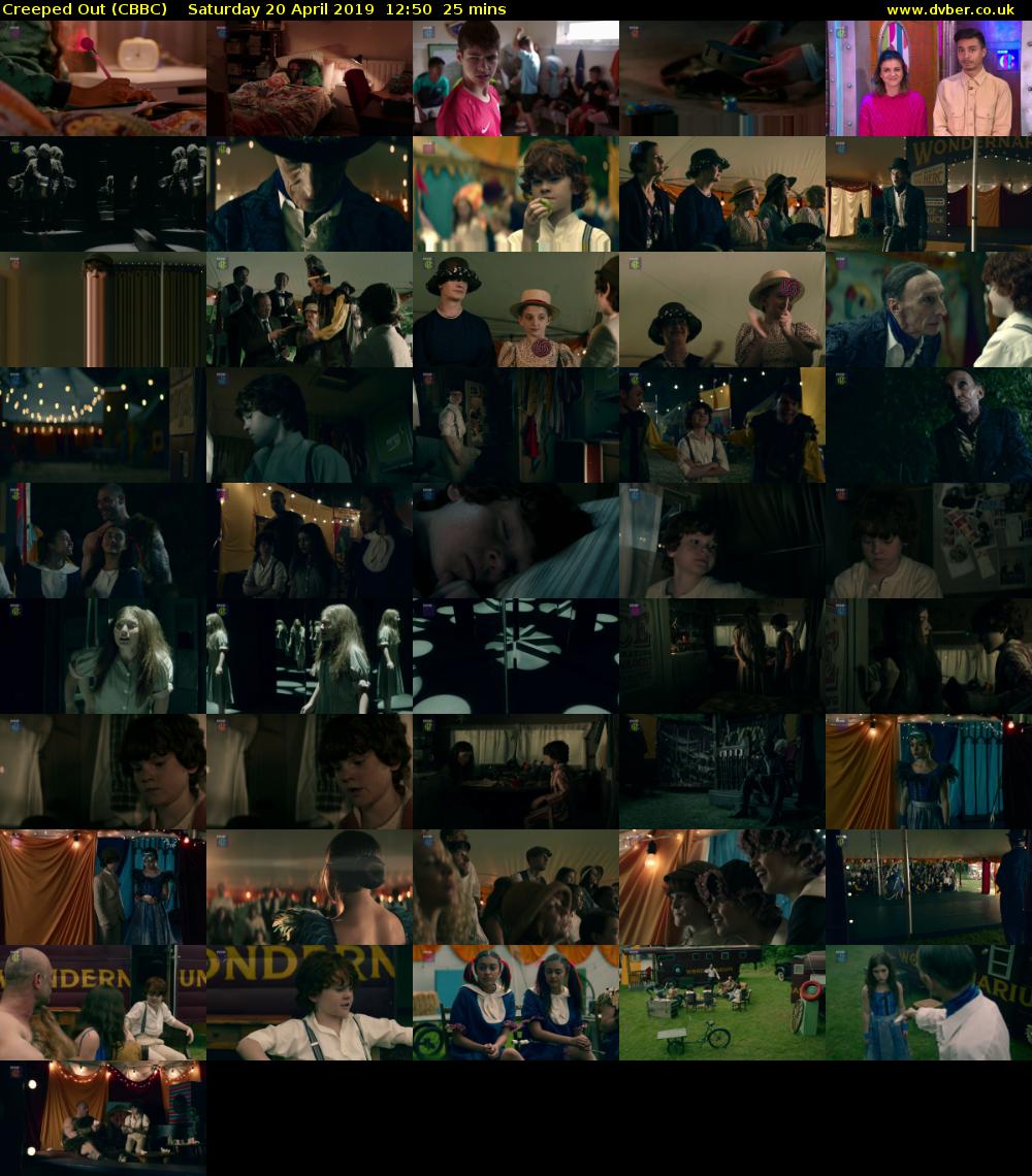 Creeped Out (CBBC) Saturday 20 April 2019 12:50 - 13:15