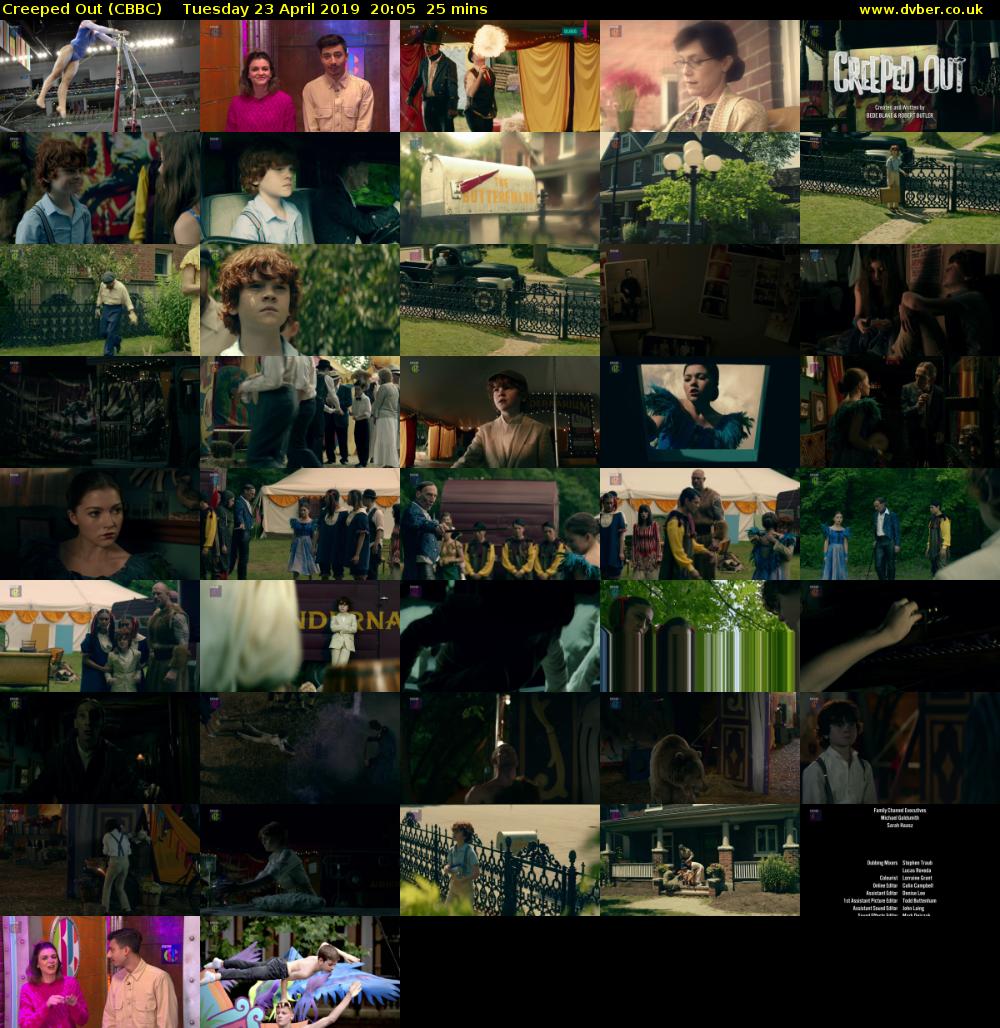 Creeped Out (CBBC) Tuesday 23 April 2019 20:05 - 20:30
