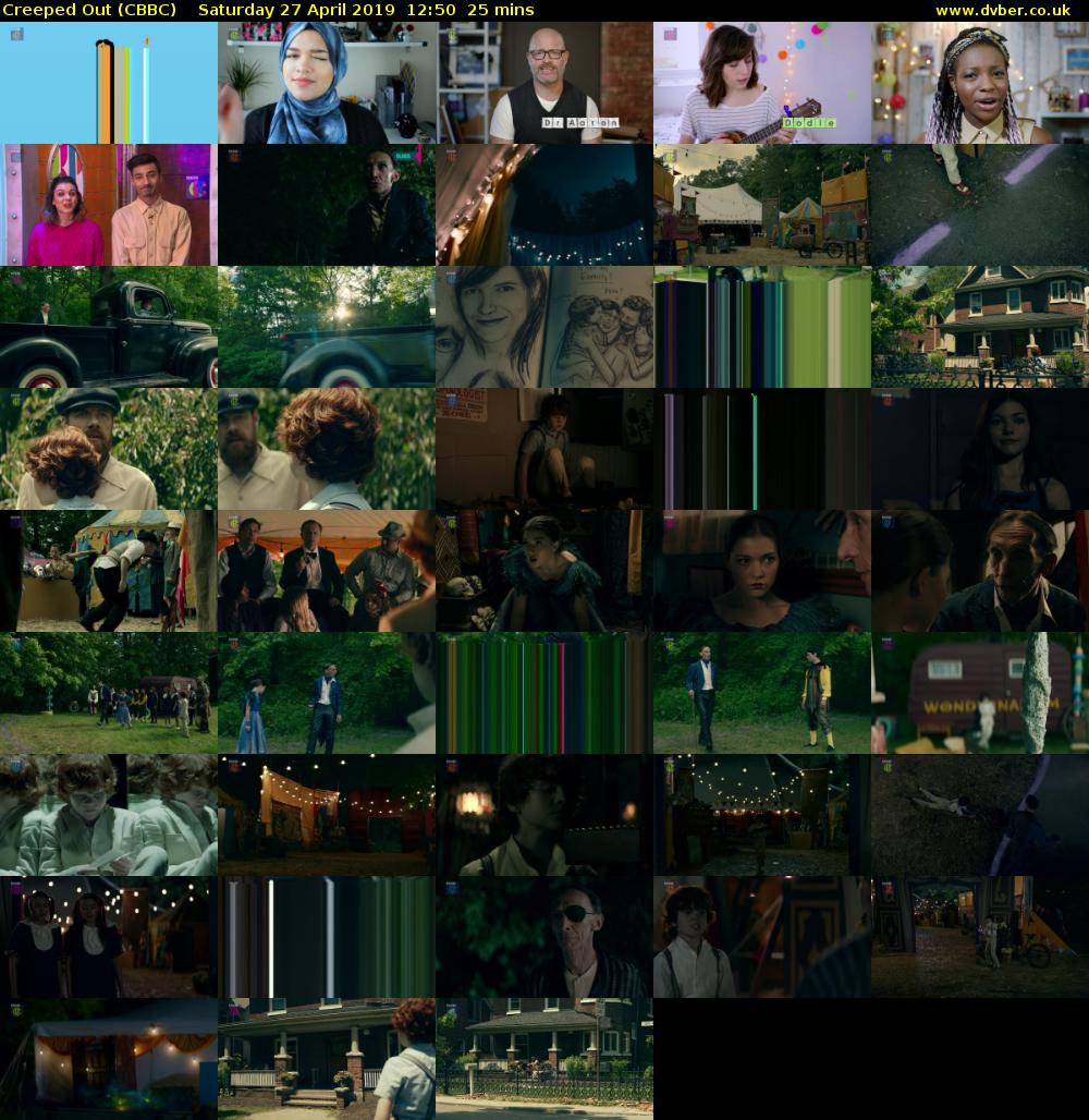 Creeped Out (CBBC) Saturday 27 April 2019 12:50 - 13:15