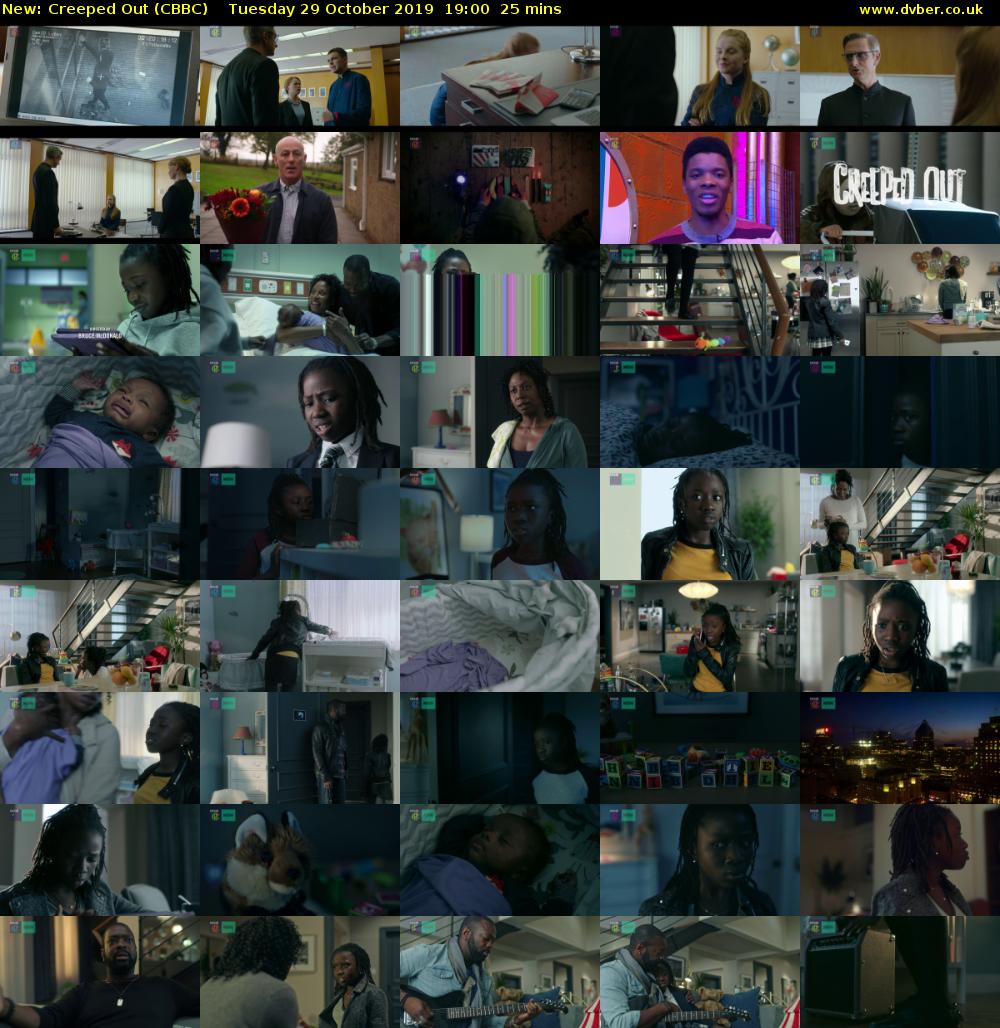 Creeped Out (CBBC) Tuesday 29 October 2019 19:00 - 19:25