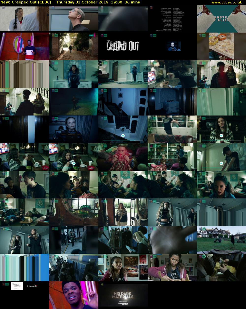 Creeped Out (CBBC) Thursday 31 October 2019 19:00 - 19:30
