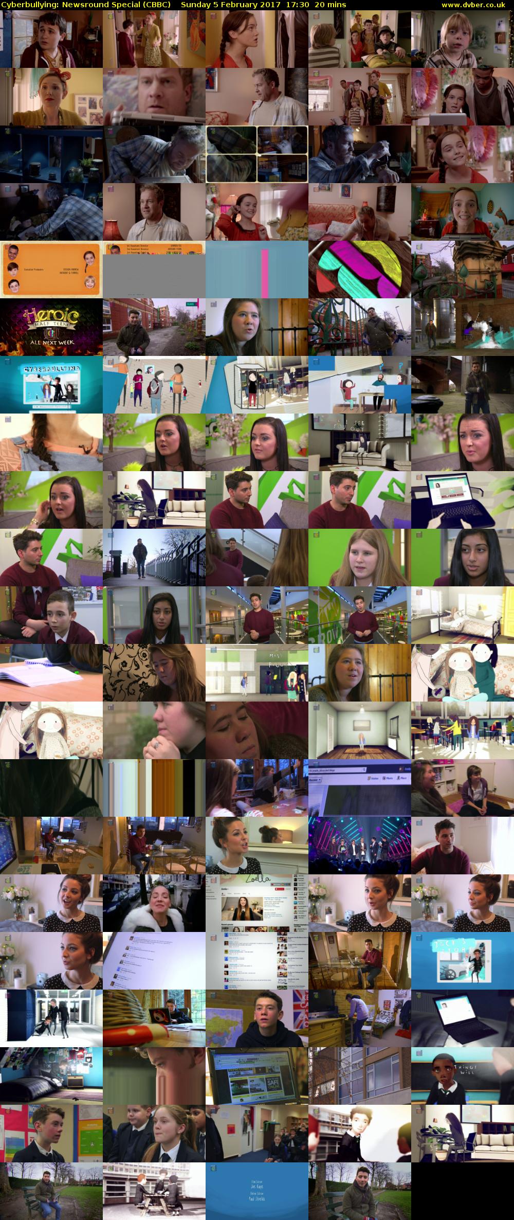 Cyberbullying: Newsround Special (CBBC) Sunday 5 February 2017 17:30 - 17:50
