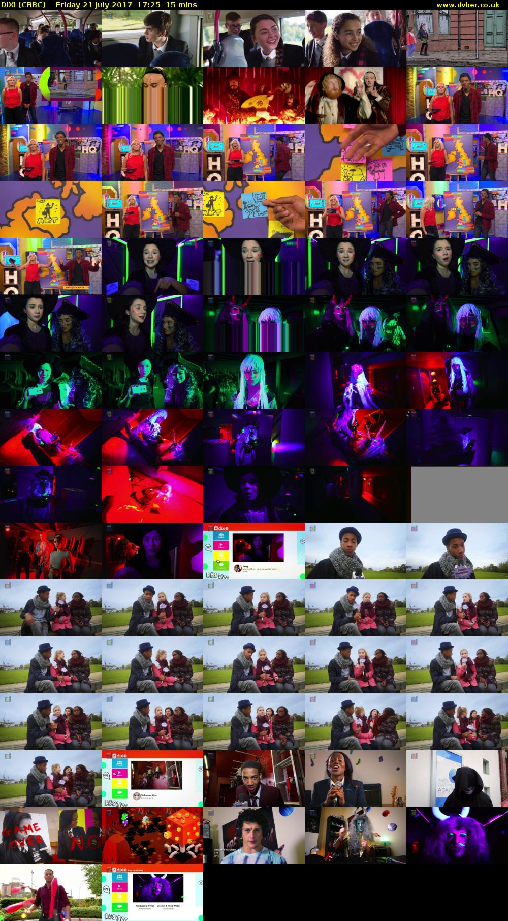DIXI (CBBC) Friday 21 July 2017 17:25 - 17:40