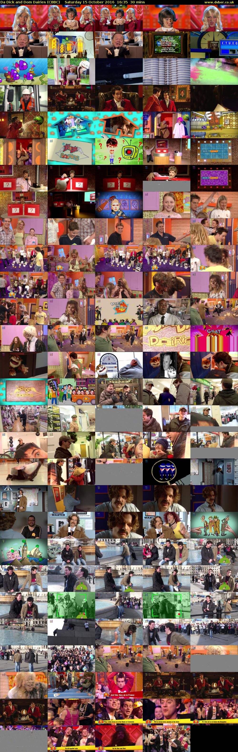 Da Dick and Dom Dairies (CBBC) Saturday 15 October 2016 16:35 - 17:05