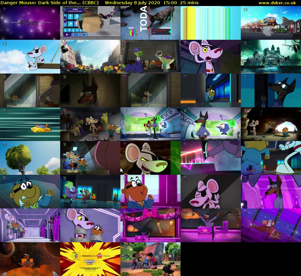 Danger Mouse: Dark Side of the... (CBBC) Wednesday 8 July 2020 15:00 - 15:25