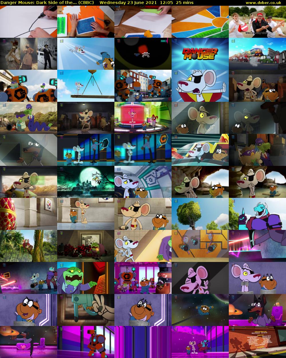 Danger Mouse: Dark Side of the... (CBBC) Wednesday 23 June 2021 12:05 - 12:30