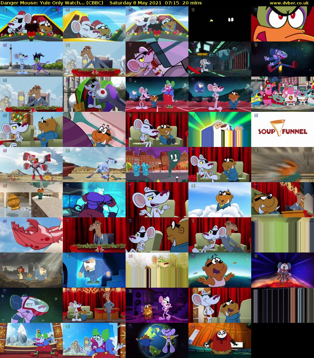 Danger Mouse: Yule Only Watch... (CBBC) Saturday 8 May 2021 07:15 - 07:35