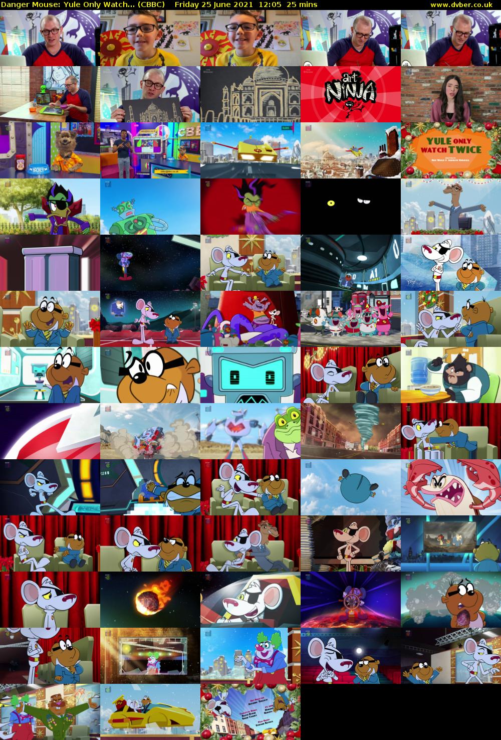 Danger Mouse: Yule Only Watch... (CBBC) Friday 25 June 2021 12:05 - 12:30
