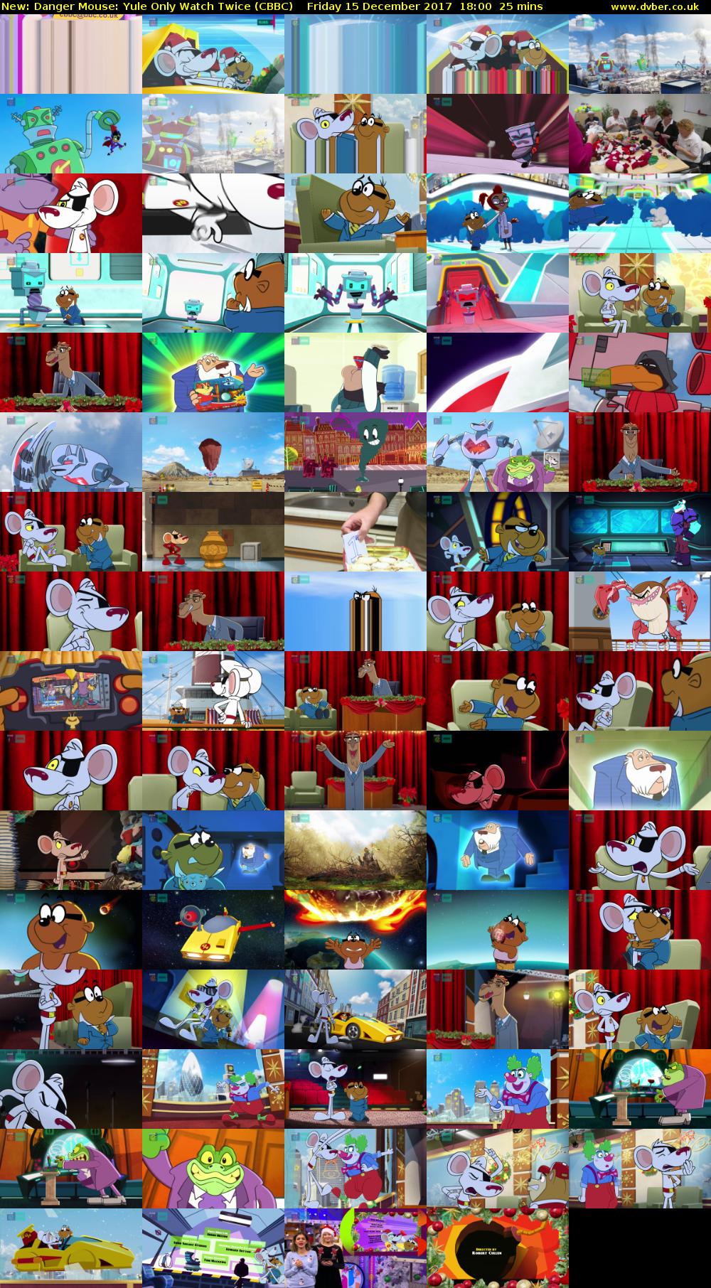Danger Mouse: Yule Only Watch Twice (CBBC) Friday 15 December 2017 18:00 - 18:25