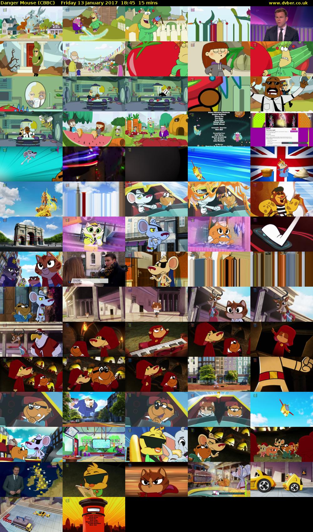 Danger Mouse (CBBC) Friday 13 January 2017 18:45 - 19:00