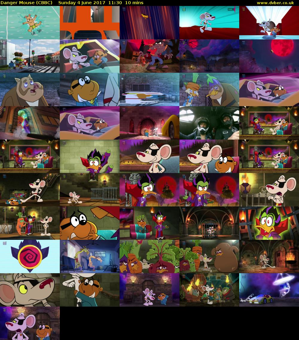 Danger Mouse (CBBC) Sunday 4 June 2017 11:30 - 11:40