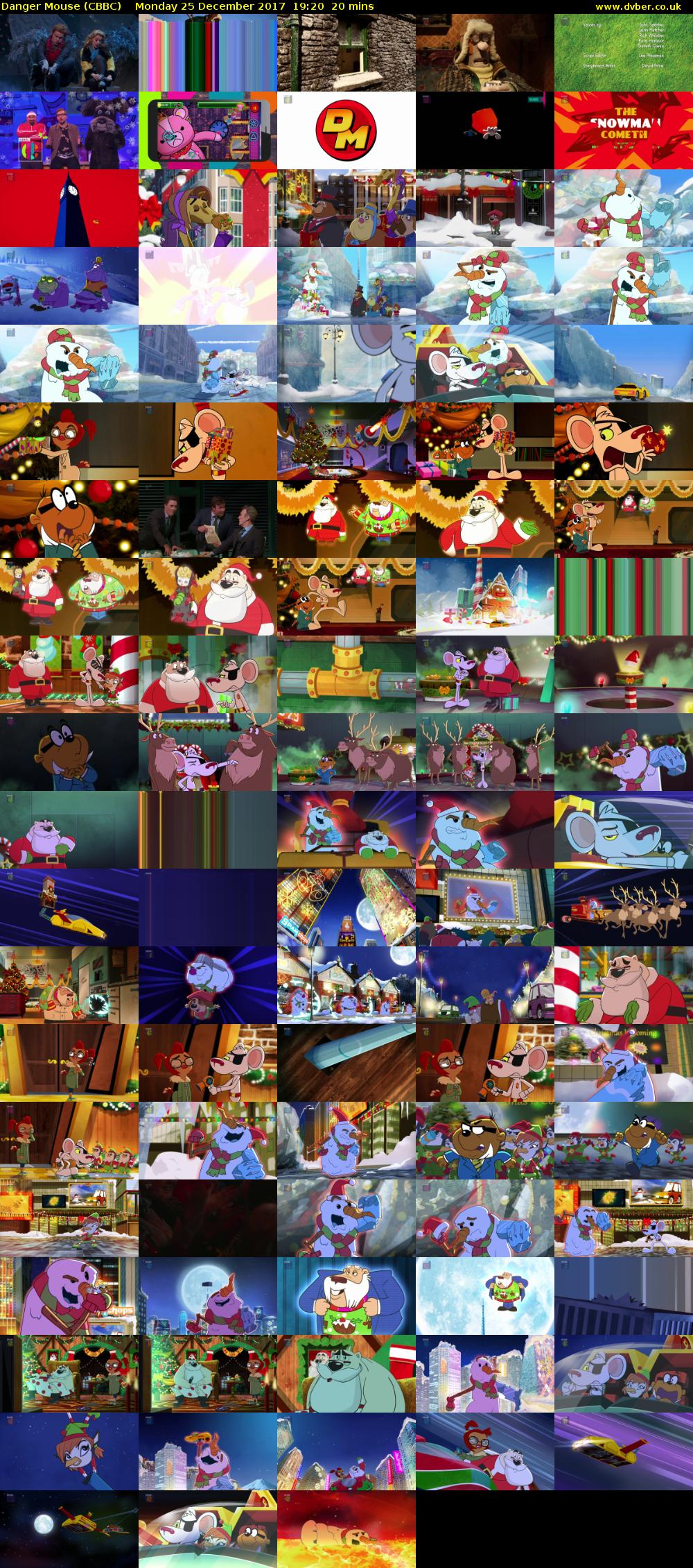 Danger Mouse (CBBC) Monday 25 December 2017 19:20 - 19:40