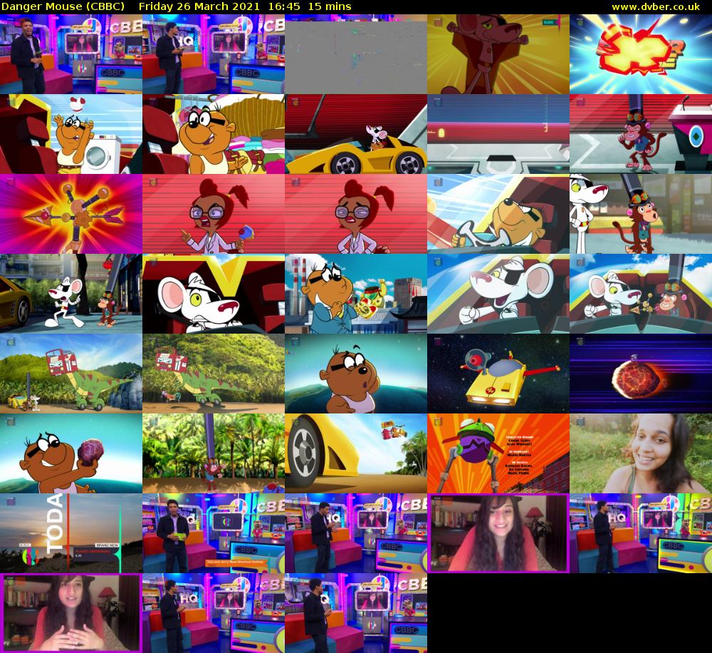 Danger Mouse (CBBC) Friday 26 March 2021 16:45 - 17:00