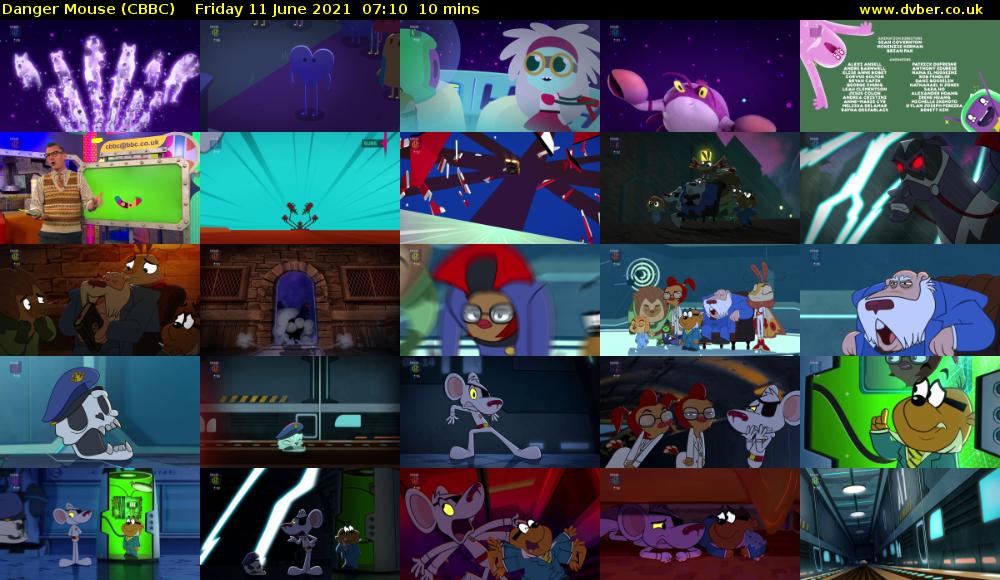 Danger Mouse (CBBC) Friday 11 June 2021 07:10 - 07:20