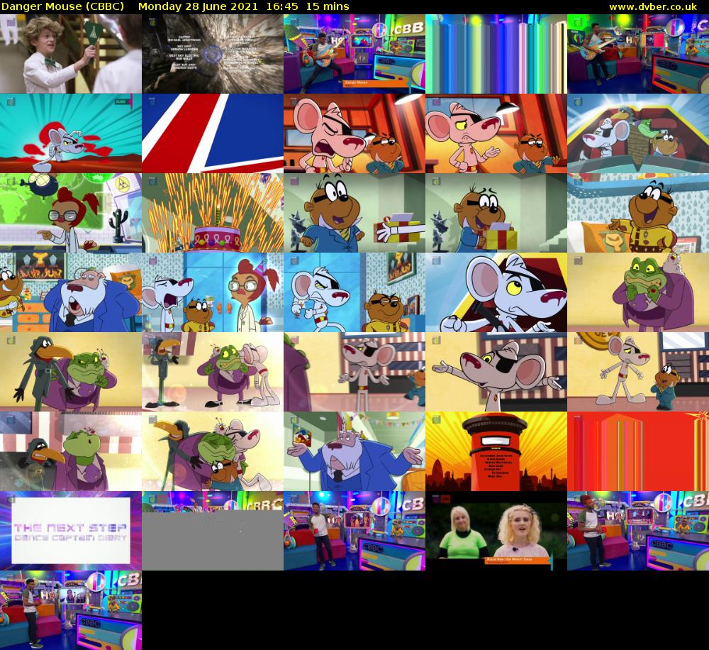 Danger Mouse (CBBC) Monday 28 June 2021 16:45 - 17:00