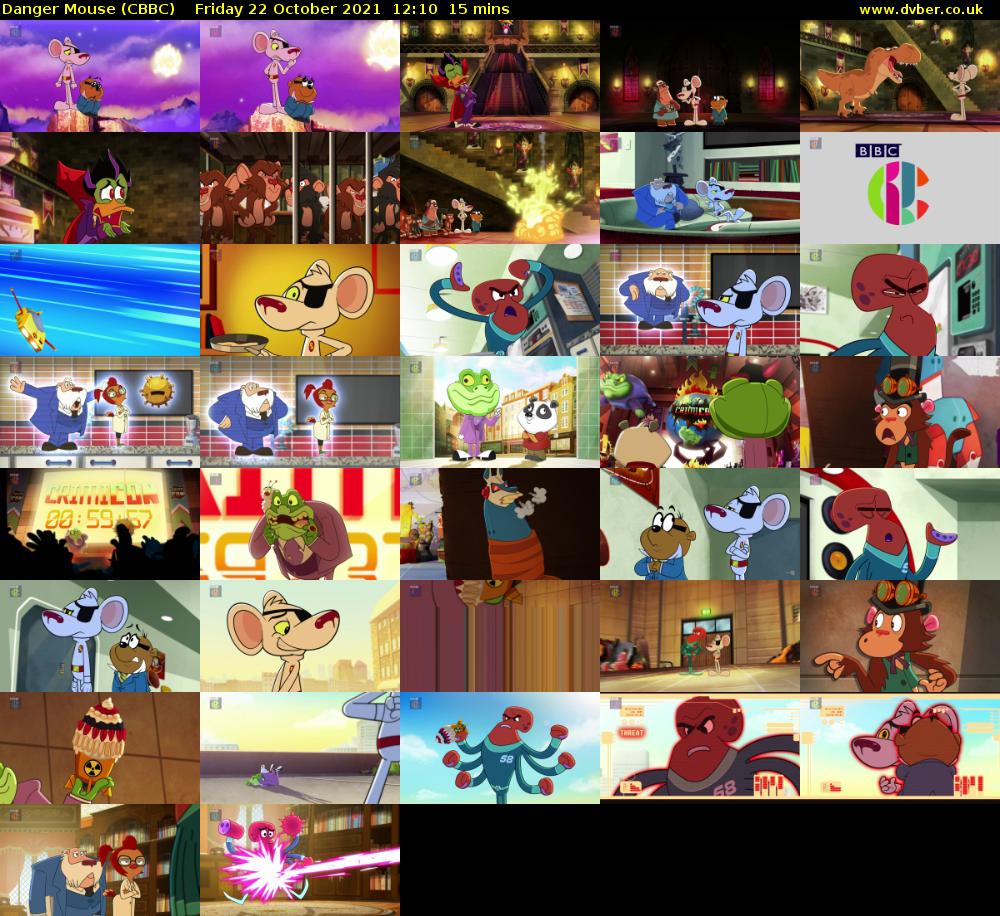Danger Mouse (CBBC) Friday 22 October 2021 12:10 - 12:25
