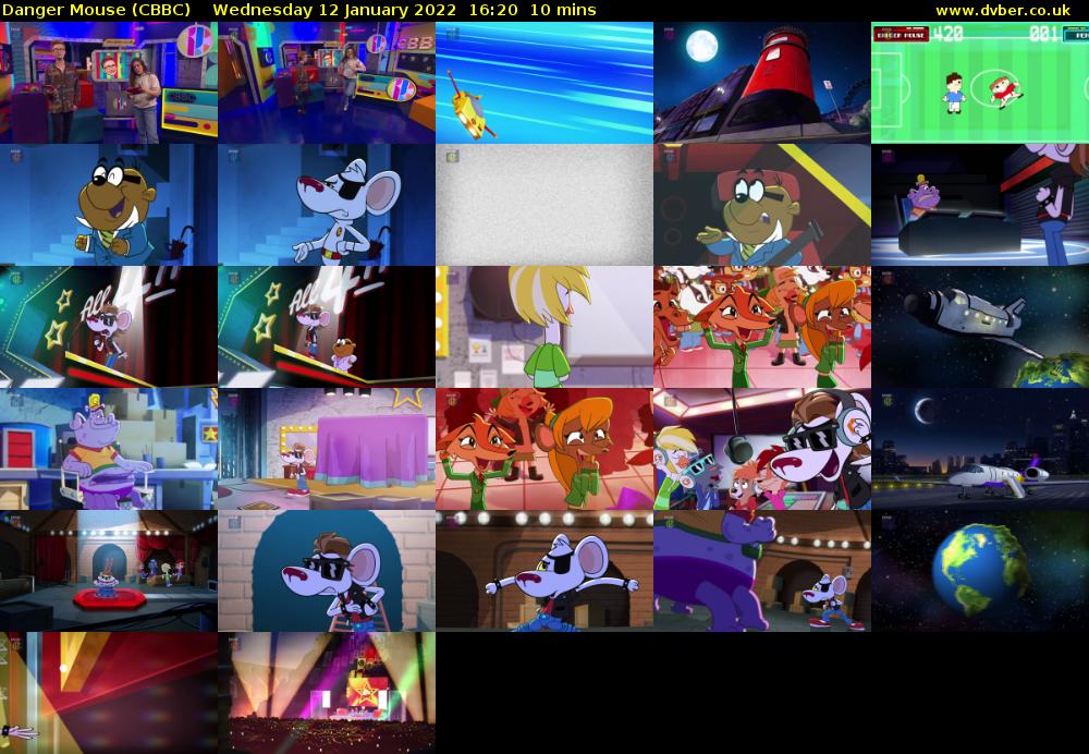 Danger Mouse (CBBC) Wednesday 12 January 2022 16:20 - 16:30