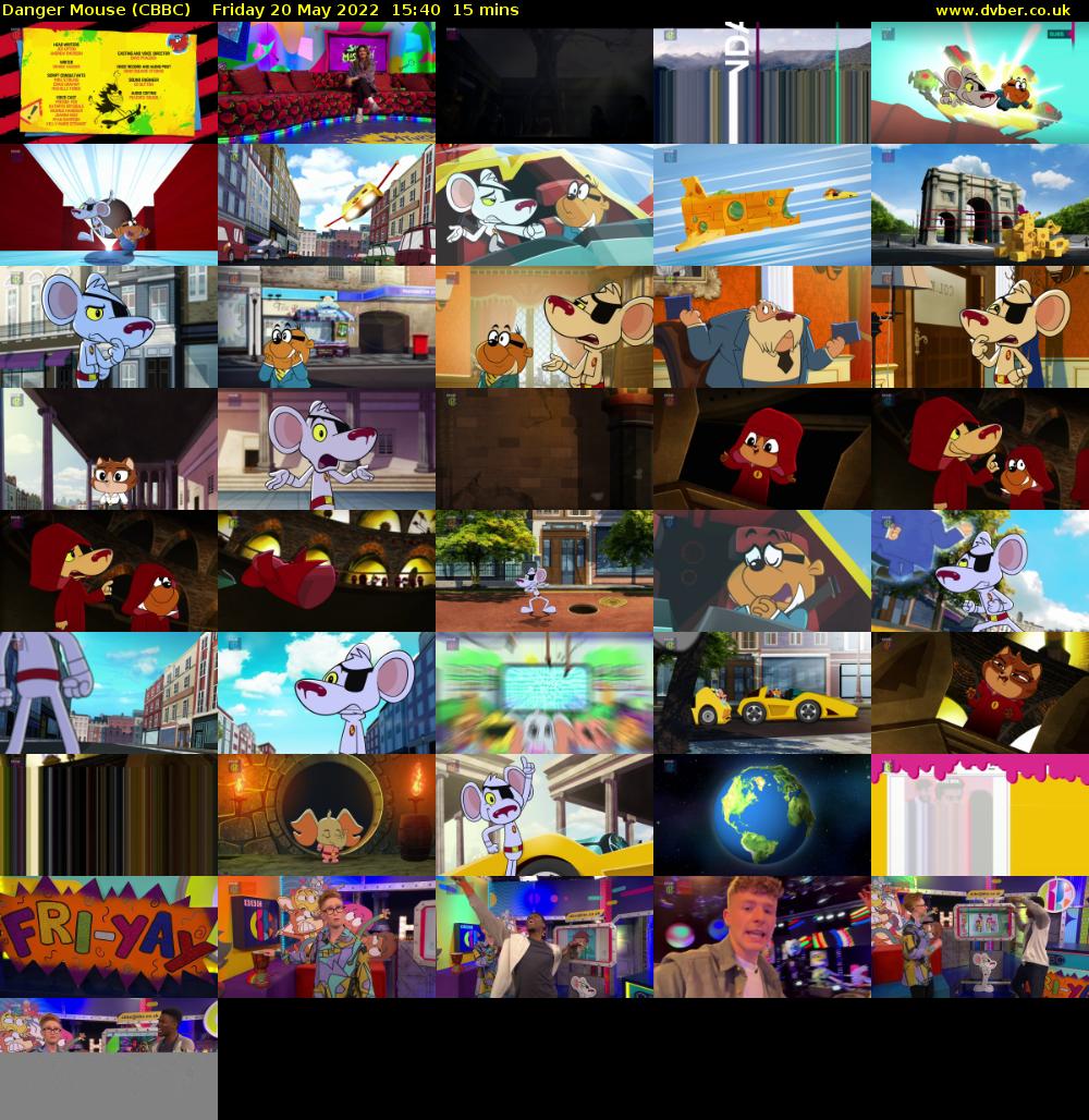 Danger Mouse (CBBC) Friday 20 May 2022 15:40 - 15:55