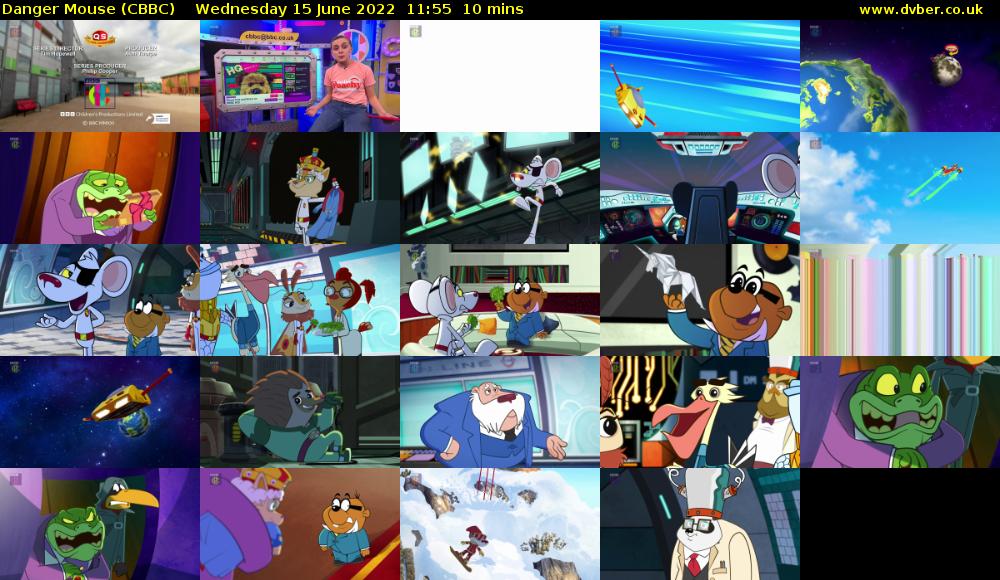 Danger Mouse (CBBC) Wednesday 15 June 2022 11:55 - 12:05