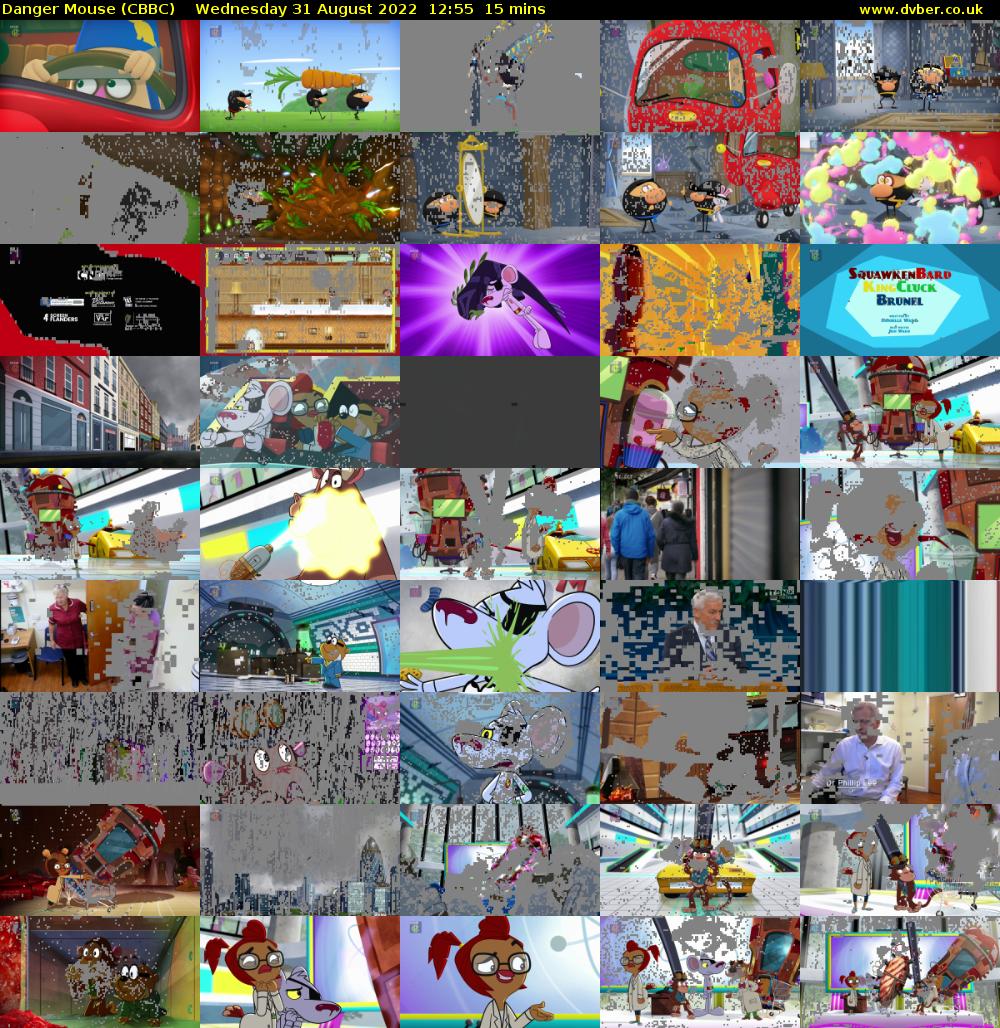 Danger Mouse (CBBC) Wednesday 31 August 2022 12:55 - 13:10