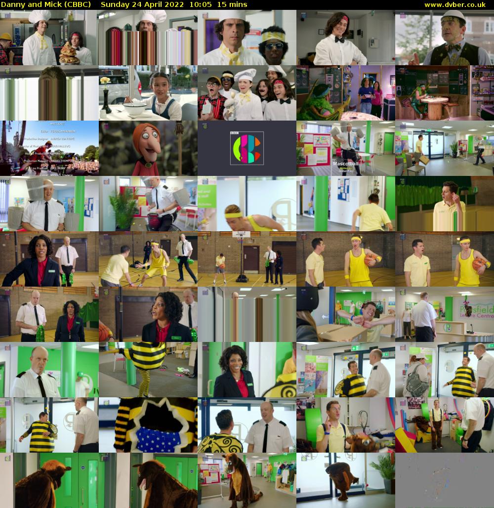 Danny and Mick (CBBC) Sunday 24 April 2022 10:05 - 10:20