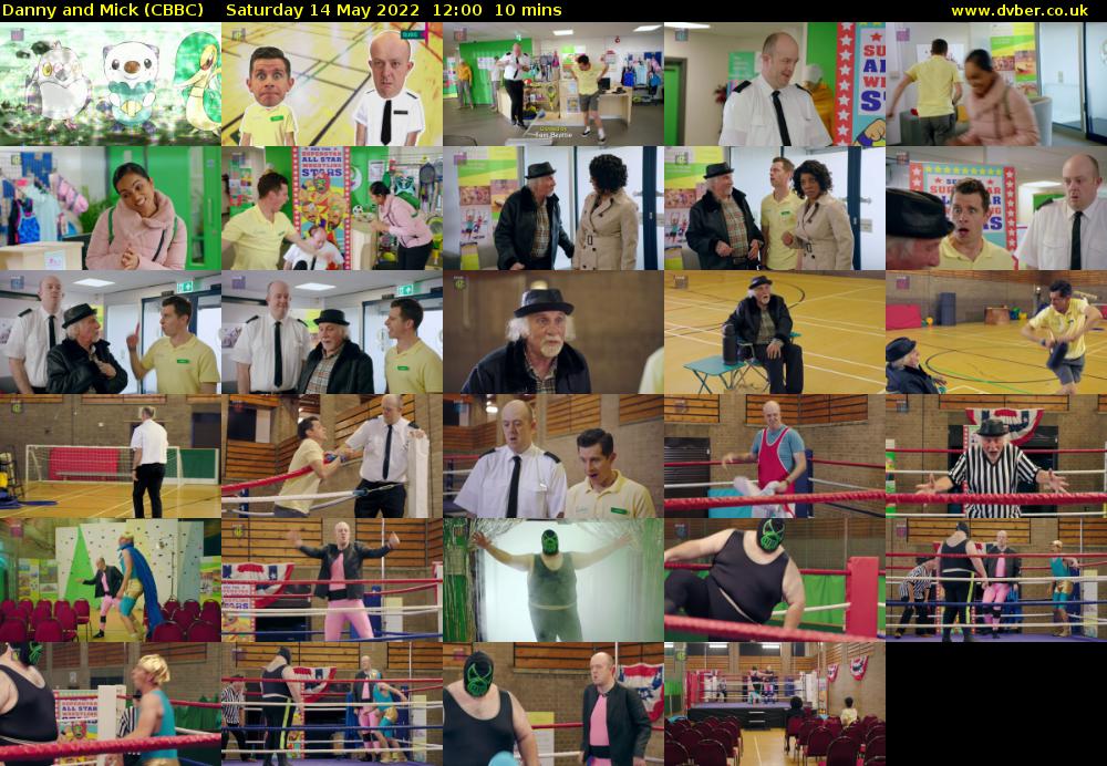 Danny and Mick (CBBC) Saturday 14 May 2022 12:00 - 12:10