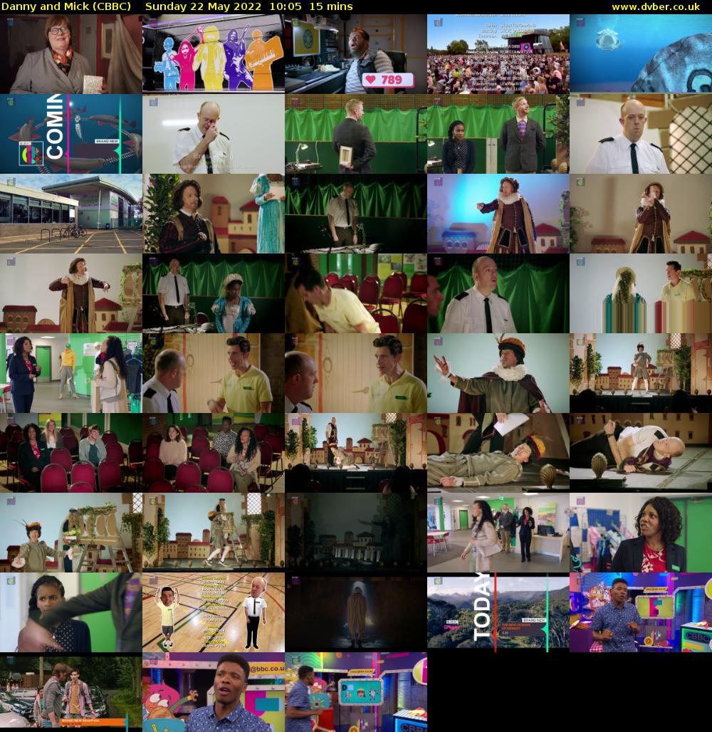 Danny and Mick (CBBC) Sunday 22 May 2022 10:05 - 10:20