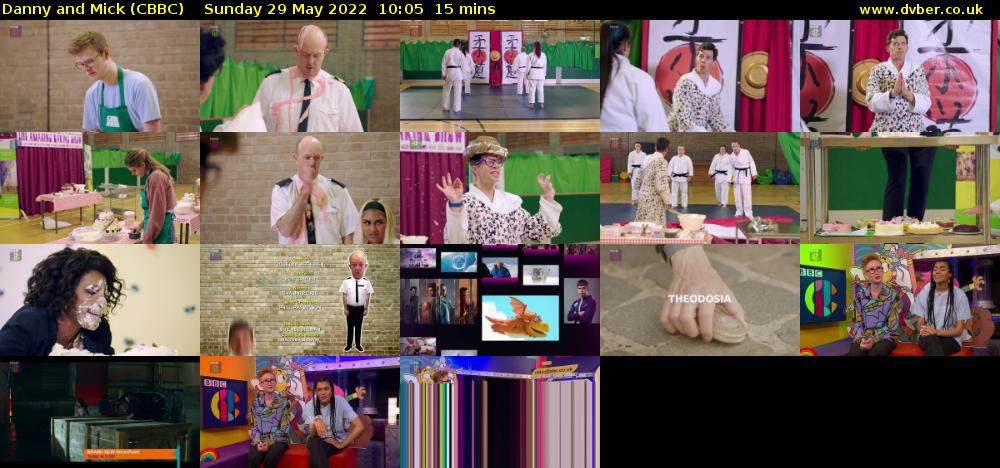 Danny and Mick (CBBC) Sunday 29 May 2022 10:05 - 10:20