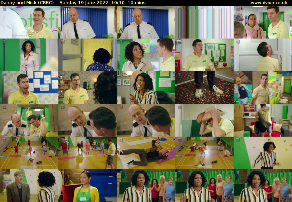 Danny and Mick (CBBC) Sunday 19 June 2022 10:10 - 10:20