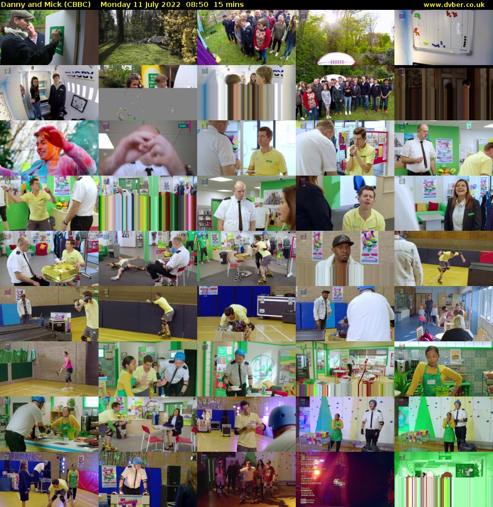 Danny and Mick (CBBC) Monday 11 July 2022 08:50 - 09:05