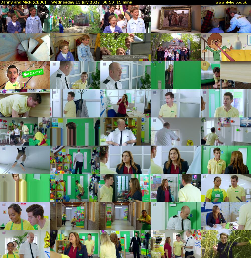 Danny and Mick (CBBC) Wednesday 13 July 2022 08:50 - 09:05