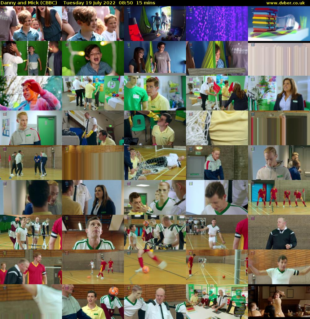 Danny and Mick (CBBC) Tuesday 19 July 2022 08:50 - 09:05