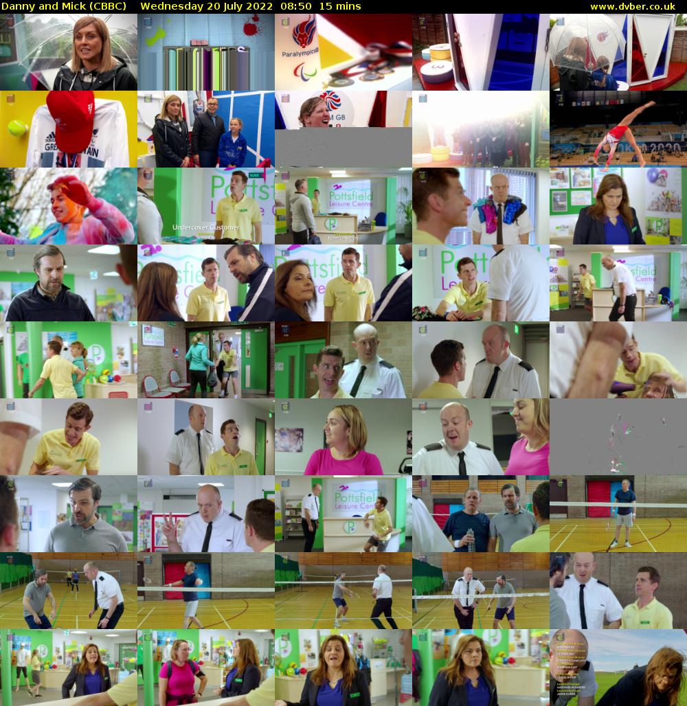 Danny and Mick (CBBC) Wednesday 20 July 2022 08:50 - 09:05